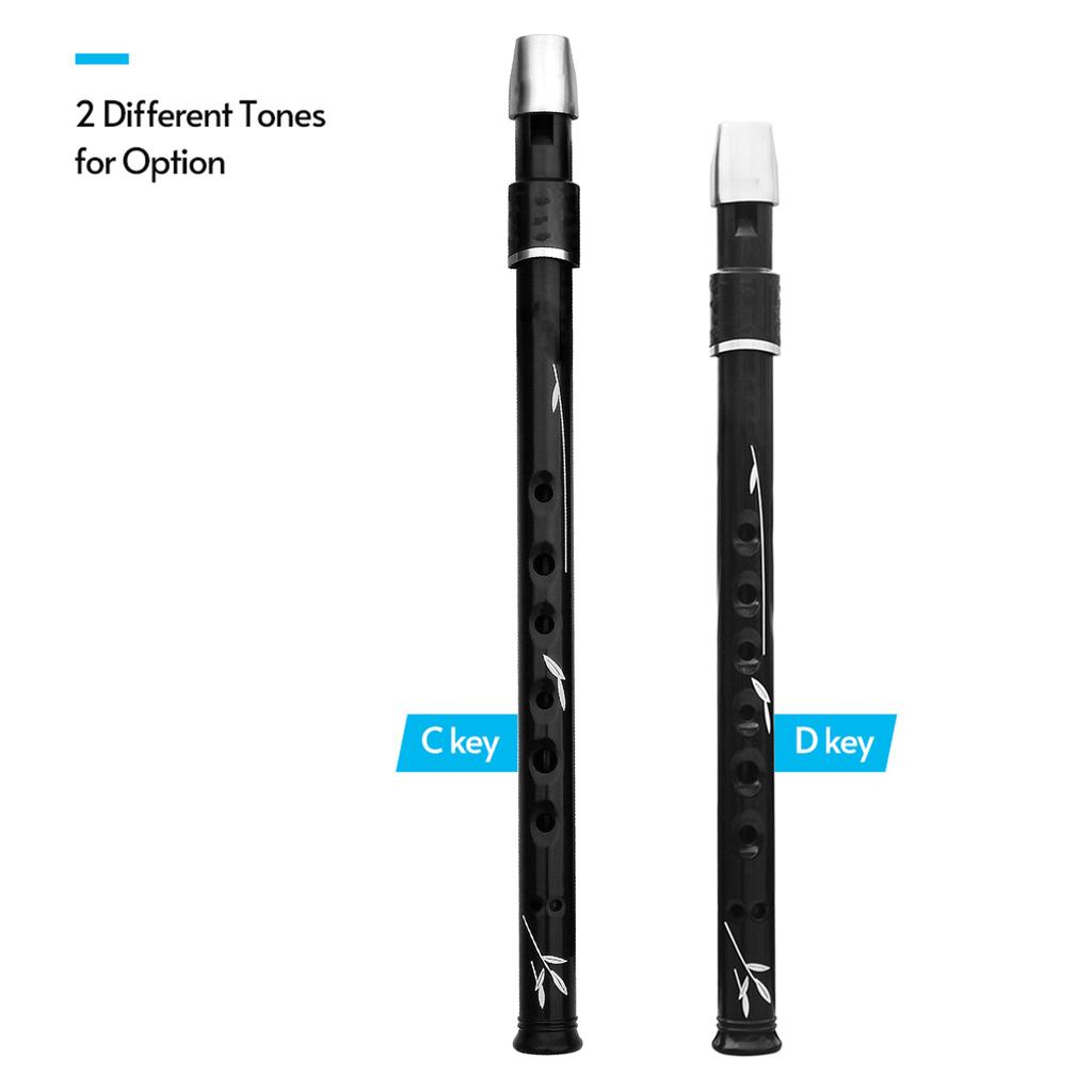 Lightweight Irish Whistle Tin Whistle Flute Recorder Instrument for Kids Adults Students Beginners Soprano Recorder