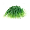 24Pcs Green Artificial Spring Grass UV Resistant Weather-Resistant Plastic Grass Arrangement Low-Maintenance Decorative