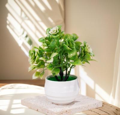 Small Simulated Tree Artificial Plants Bonsai Pot Plants for Office Table Potted Ornament Office Home Desk Decor