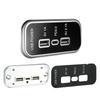 12V 24V USB Outlet 3 Ports Fast Charger USB PD Type-C Power Socket Adapter For RV Marine Boat Motorhome Caravan Surface Mount