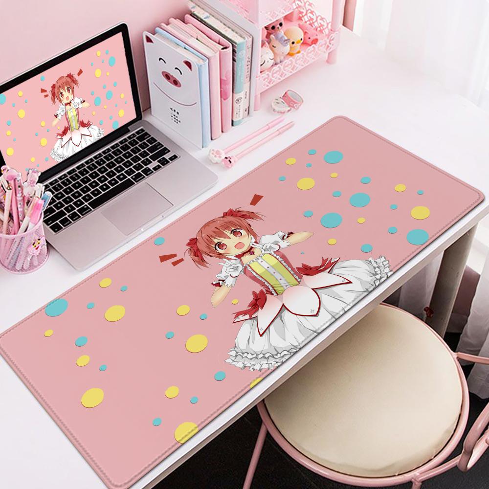 Puella Magi Madoka Magica Mouse Pad xCM Nonslip Gaming Mousepad Gamer ESports Mouse Mat Game Mechanical Keyboard XXL Desk