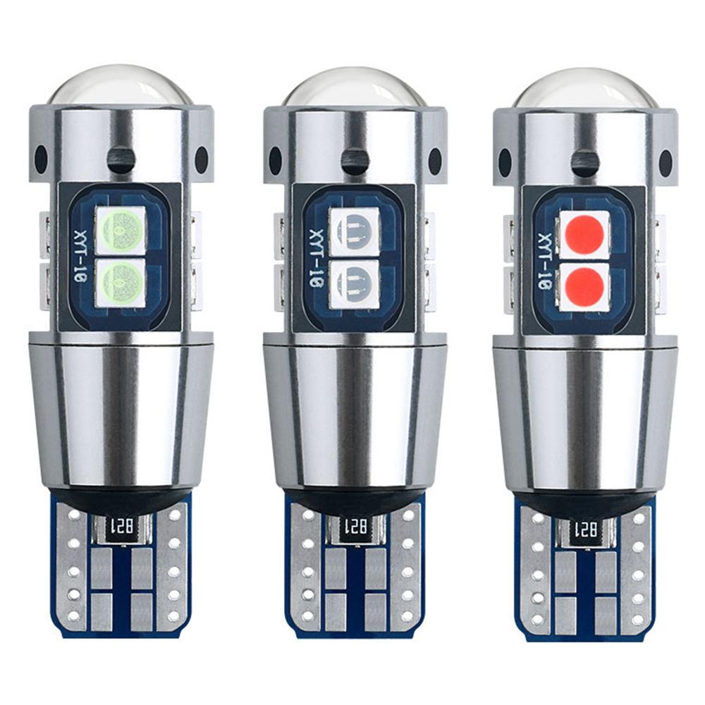 

2 шт. 10 светодиодов T10 W5W 3030 Canbus 12-28 В, обещание декодирования, постоянный ток, ширина автомобильного освещения, габаритный свет, лампа для чтения, купольный светильник, фары для грузовика