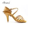 Professional Latin Dance Shoes Female Adult Cha-cha Rumba Mid-high-heeled Soft-soled Dance Shoes