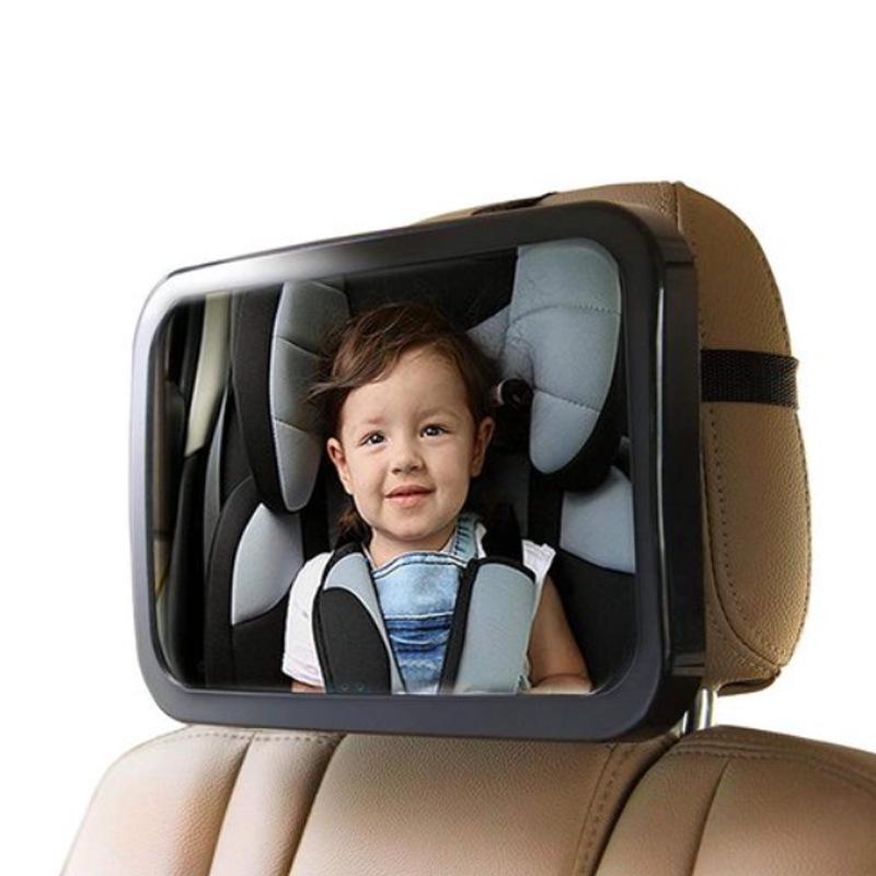 360° Rotating Baby Car Safety Mirror with Reflective Feature