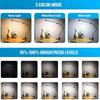 Schreibtischlampe Klemmleuchte USB LED Tischlampe 360 Grad Flexibler Schwanenhals Klemme Schreibtischlampe mit 3 Farben