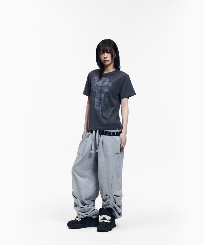 AAKAM Razor Cross Half Top (Charcoal)