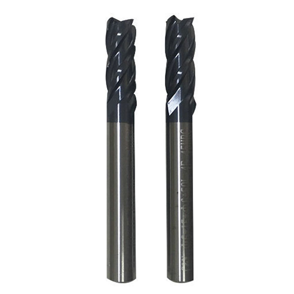 Freză din carbură de aliaj de înaltă calitate, lungime 50 mm, 4 fluiere, freză frontală, scule de așchiere