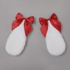 Plush Lolita Hairclips Soft Cosplay Headwear Kawaii Bunny Ears Hairpin  Party Wear