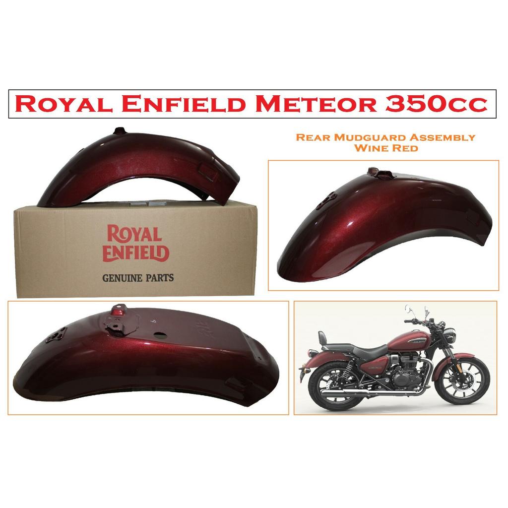 Royal Enfield Stellar "Meteor 350 Rear Mudguard Assembly Wine Red"
