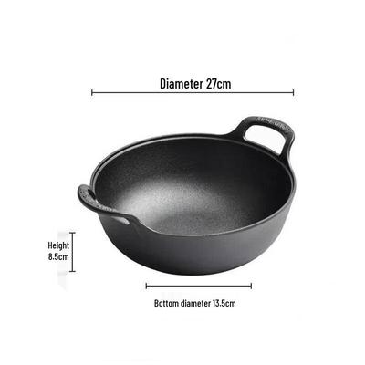 Wutuo Non-stick Cast Iron Yuanbao Pot
