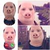 2 Stück Für John Pork ruft Interessant 3D-gedruckte nahtlose Maske John Pork lächelnd Cosplay Gesichtsmaske Party Cosplay Requisiten
