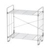 MUJI Mini Wire Rack for Indoor and Outdoor Use, Approx. 48.5cm W X 27.5cm D X 52.5cm H, 83413569