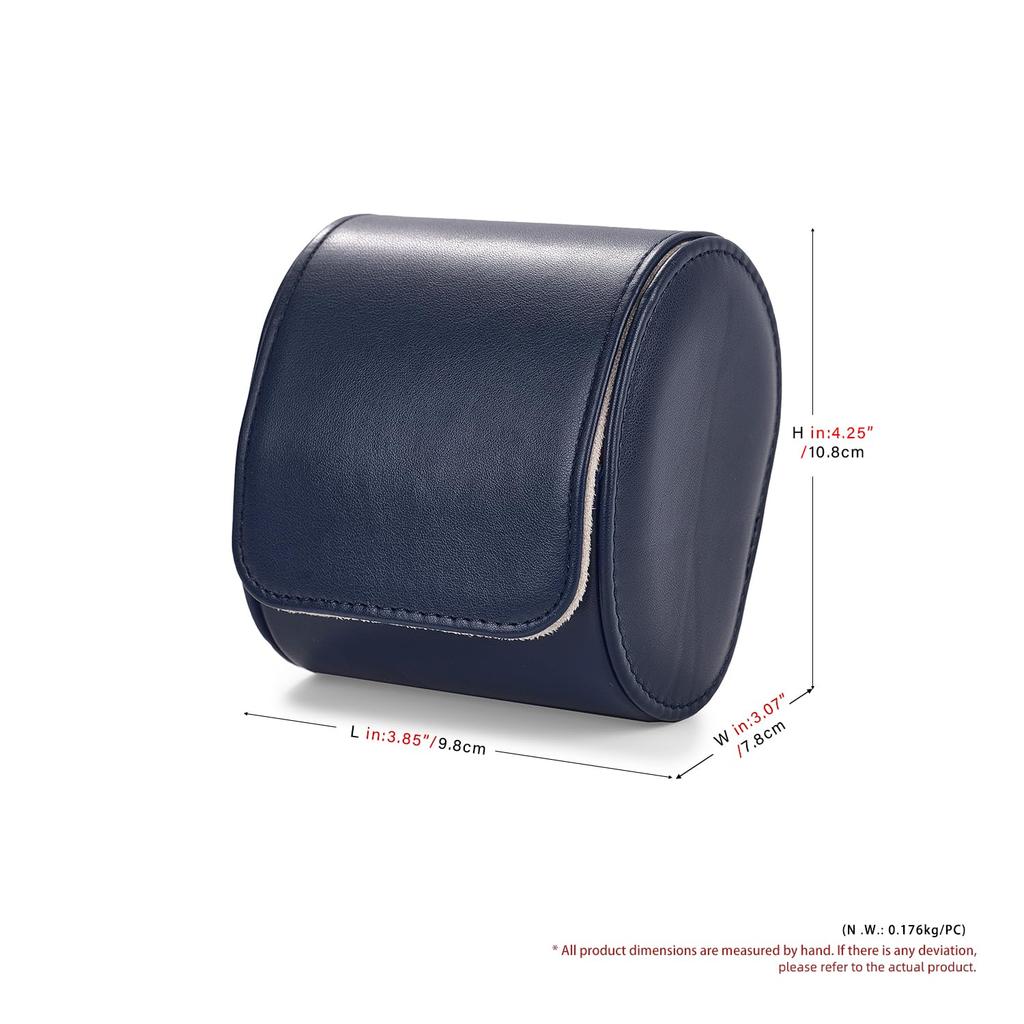 Woodten Single Watch Case - PU material effectively protects your watch from impacts and scratches, making it ideal for storing and traveling.