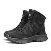 Oxford cloth waterproof and non-slip outdoor hiking shoes velvet thermal cotton shoes high-top snow boots