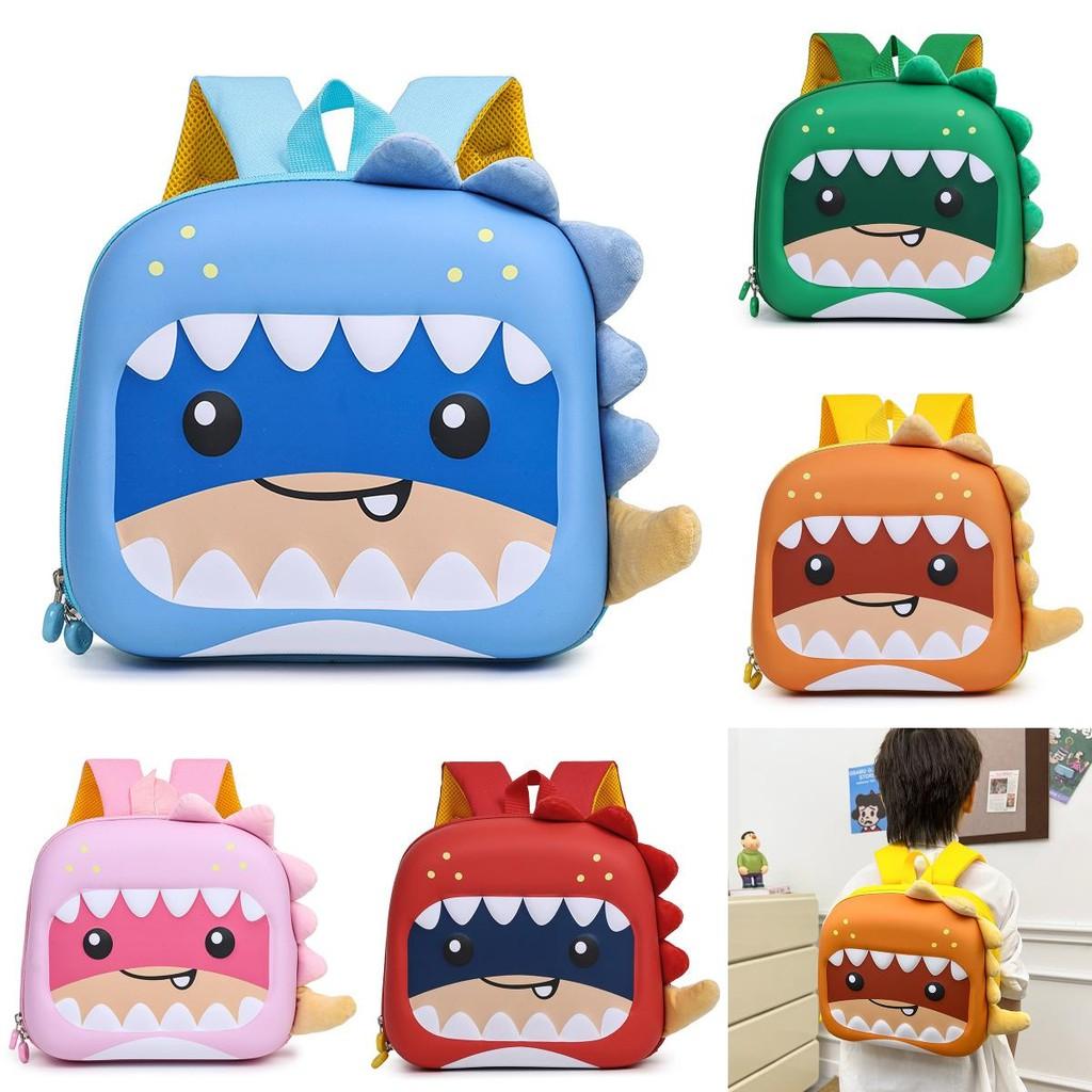 Toddler Dinosaur Egg Shell Backpack With Red Green Pink Colors For Education And Travel