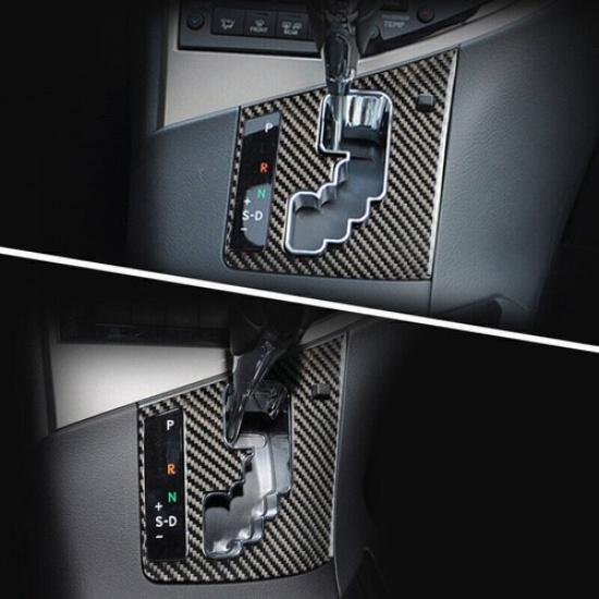 1X Soft Carbon Fiber Console Gear Shift Frame Trim For Lexus RX350 450h 2009-15