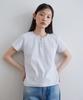 STEP AROUND Henley Short Sleeve T-Shirt_Light Gray