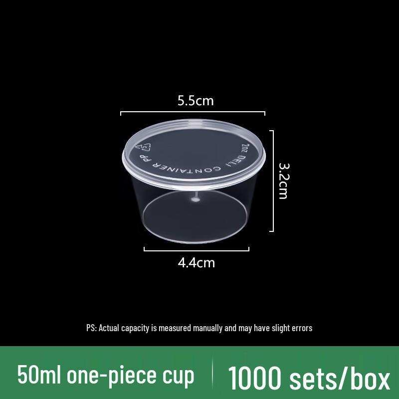 

Disposable Hinged Lid Portion Cups