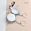 Portable Metal Tablet Box Leak-Proof Compact Pill Organizer Round Earrings Case Travel