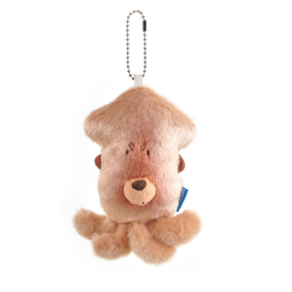 PP Cotton Squid Plush Keychain Fluffy Squid Plush Keyring Squid Plush Doll Pendant  Children