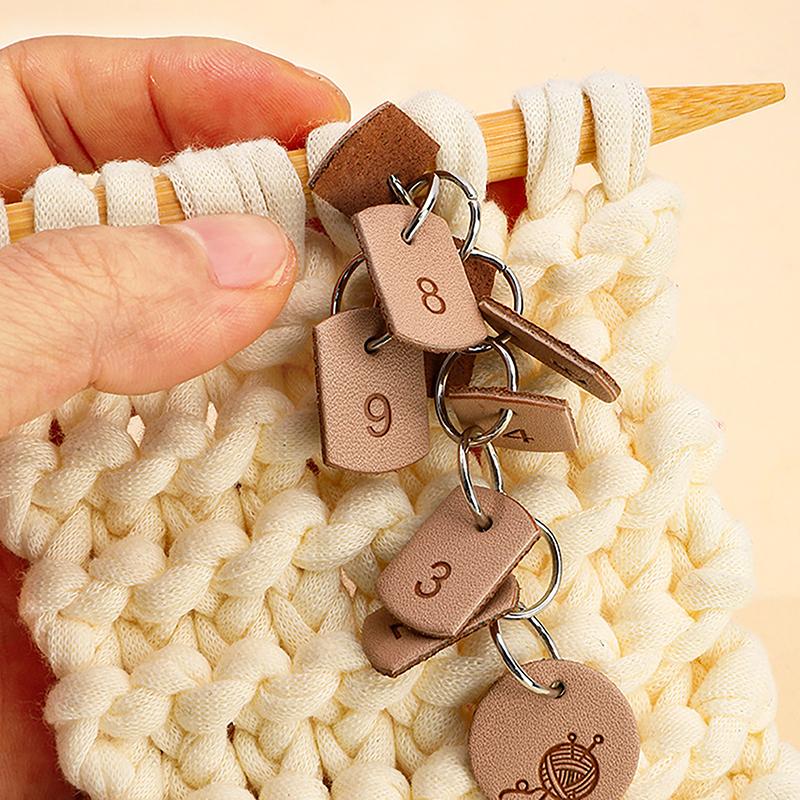 Number Stitch Markers Bead Chain Multifunction Crochet Digital Crochet Markers Knitting Markers DIY Sewing Accessories