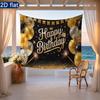 Party Backdrop Birthday Balloon Silver Photo Booth Background Front Door Decor