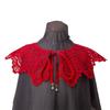 Perfect Match Venice Cotton Lace Collar Appliques,Milk White Emboridered Collar ,Cotton Floral Emboridered Collar 1 Pcs