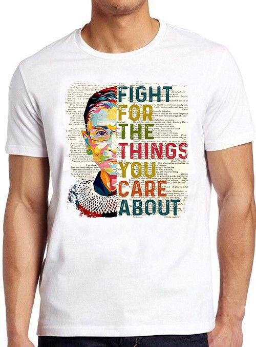 Feminist Ruth Bader Ginsburg Notorious RBG Feminism Protest Gift T Shirt 933 L
