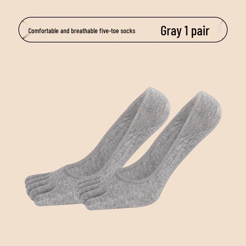LangSha Anti-Odor Five-Toe Socks (4 Pairs)