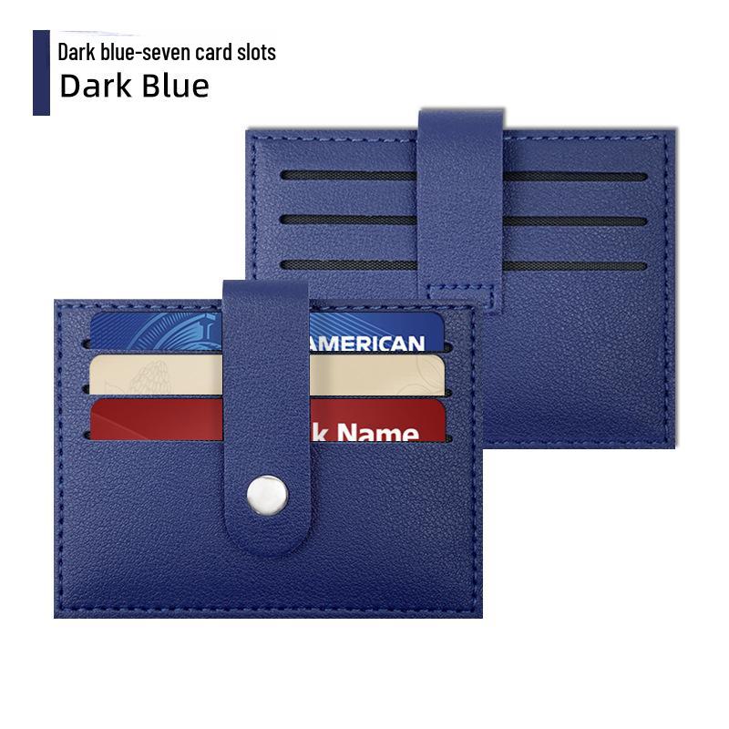 Exquisite Anti-Theft RFID Leather PU Card Holder: Universal, Spacious, & Stylish for Women