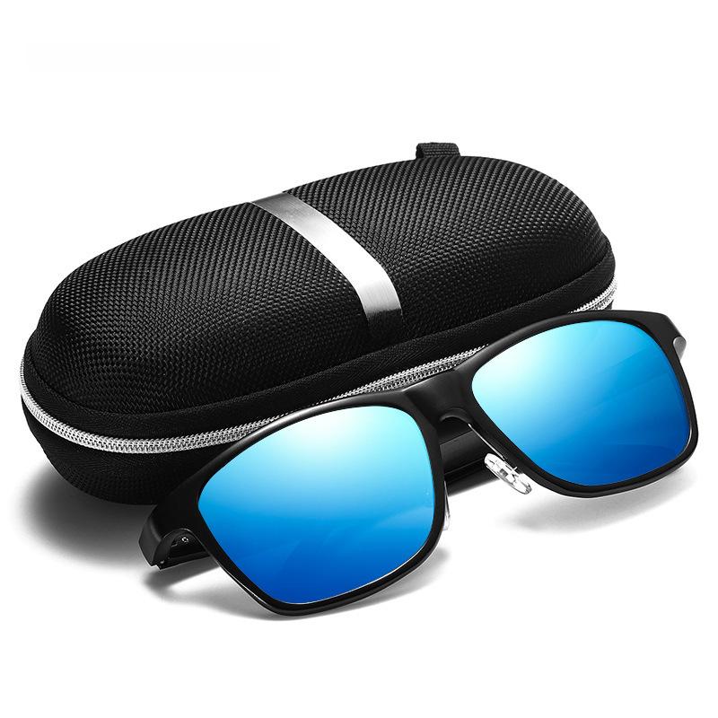 Aluminum Magnesium Men's Polarized Sports Sunglasses - Full Frame, Personality Style (Model XY045)