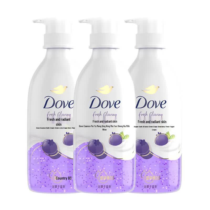 Dove Lime Berry Coconut Milk Scented Shower Gel (3-Pack)