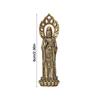 2.4In Solid Pure Brass Buddha Small Ornament Figurines Antique Copper Guanyin Sleeping Buddha Statue Desk Decorations Home Decor