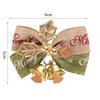 5Pcs Christmas Decor Bow Red Gold Mini Xmas Tree Hanging Bowknot for Navidad New Year Party Home Decoration DIY Wedding Decor
