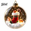 Miniature Christmas Scenes Ball Acrylic Holiday Scene Ornament Mini Glowing Story Light Up Keepsakes Hanging