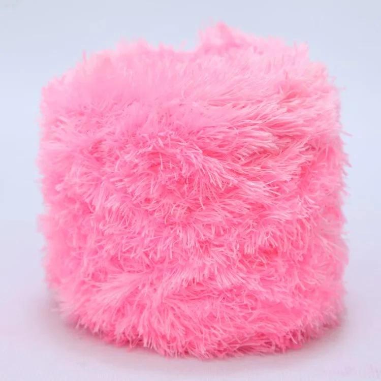 200g 3 Strands Crystal Fleece Coral Poke Embroidery Thread Towel DIY Knitting Material Bag Hand Sewn Mesh Bag Yarn Crocheting