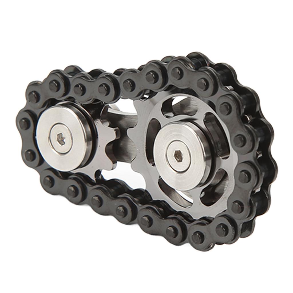 Detachable Fingertips Chains Sprockets Toys Stress Relief Stainless Steel Sensory Fingertips Bike