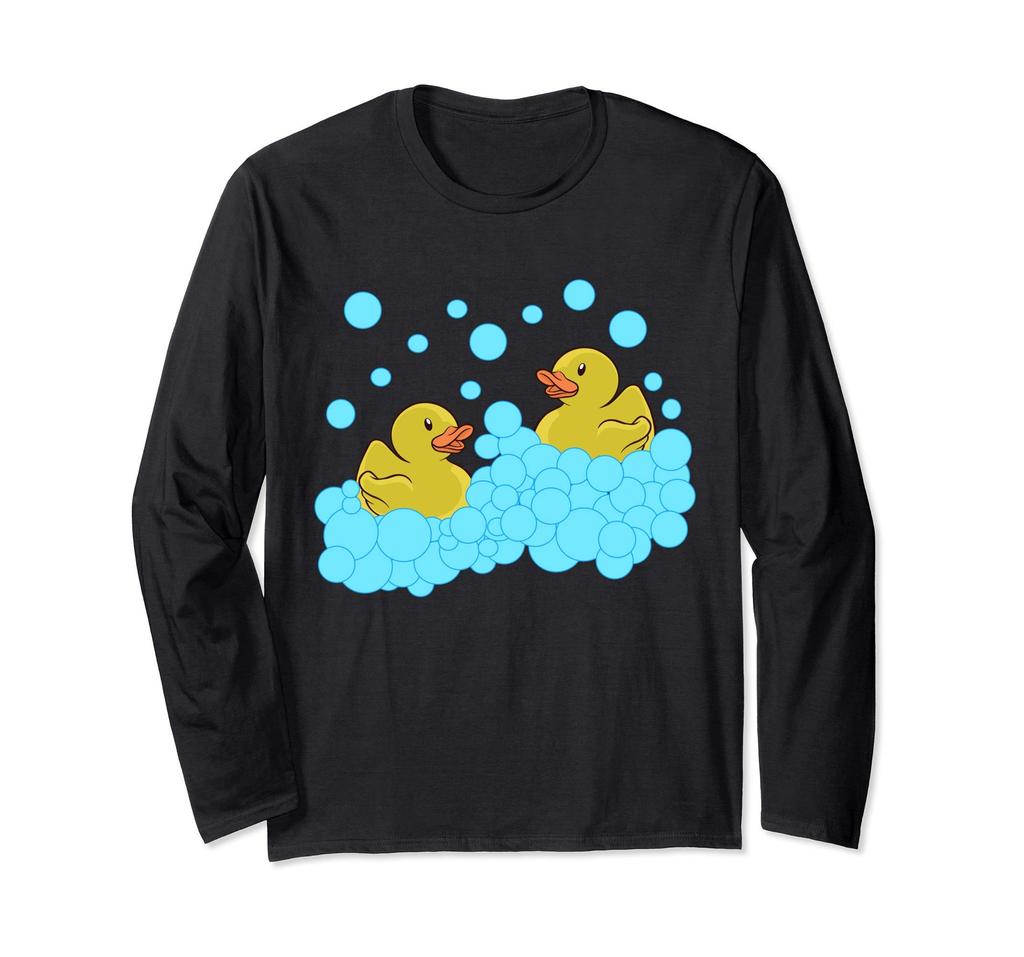 Cute Yellow Rubber Duck I Rubber Duck Long Sleeve T-Shirt