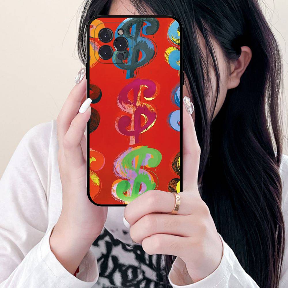 

Andy Warhol Art Phone Case For Iphone 17 Air 16 15 14 13 12 11 Pro Max 16 15 14 Plus TPU Soft Case iPhone 12 pro