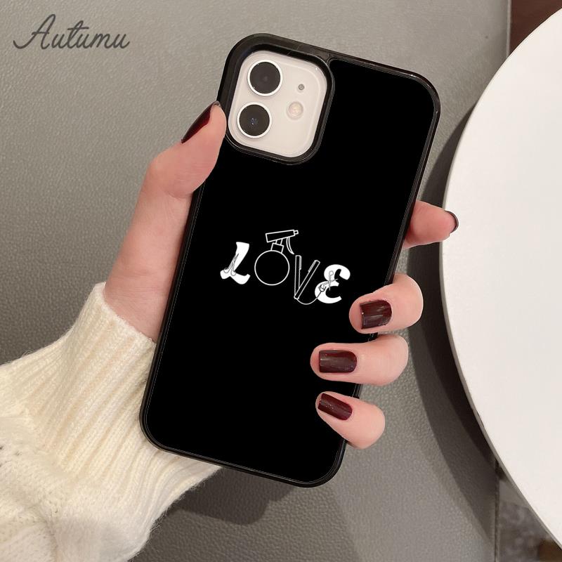 Friseursalon Haarstylist Werkzeuge Handyhülle für iPhone 17 Air 15 16 16e 11 12 13 14 Pro Max Plus Hülle coque Fundas Schale