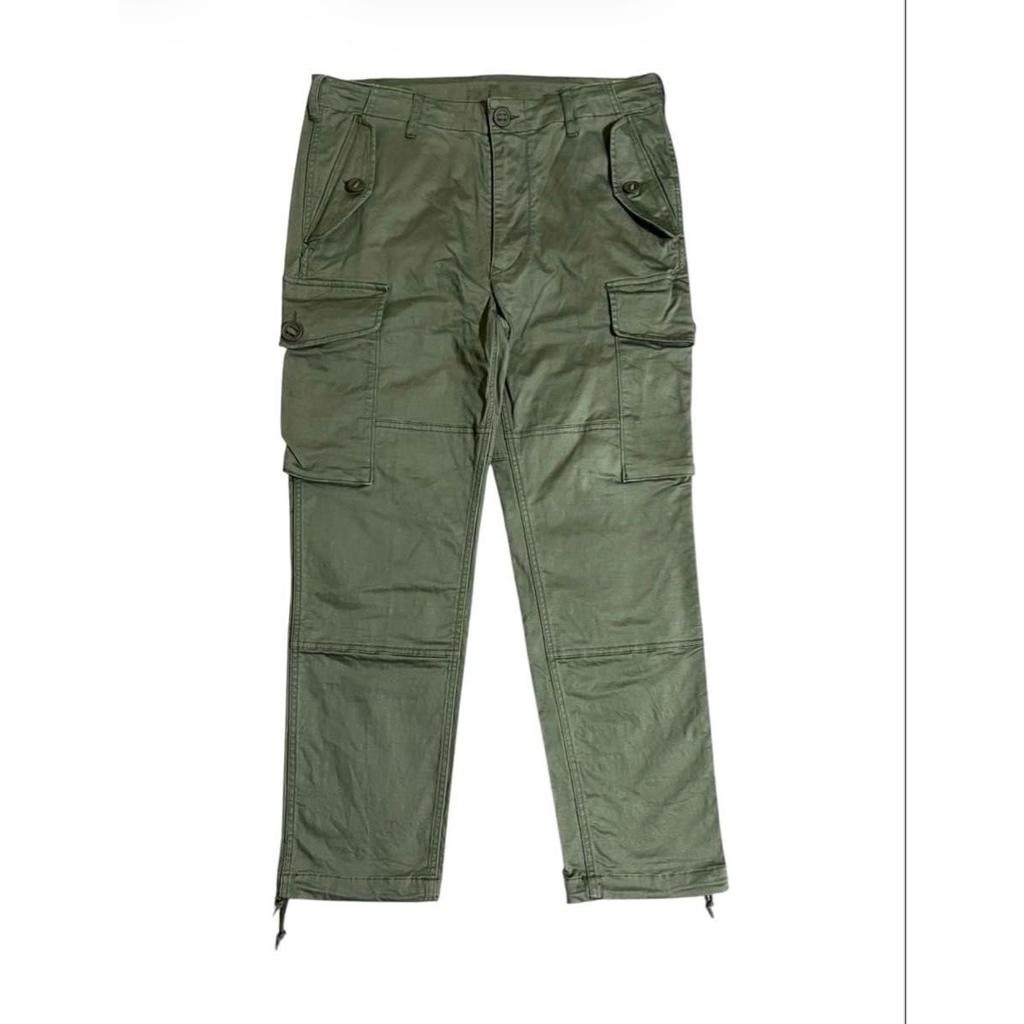 Used Sage De cretBEAMS Military Pants Olive