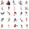 50 Rugby Stickers Outdoor Sports Ball Classic Action Stickers Skateboard Luggage Football Stickers