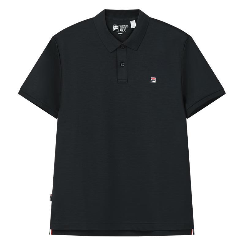 FILA Men s Short Sleeve Knit Polo Shirt M