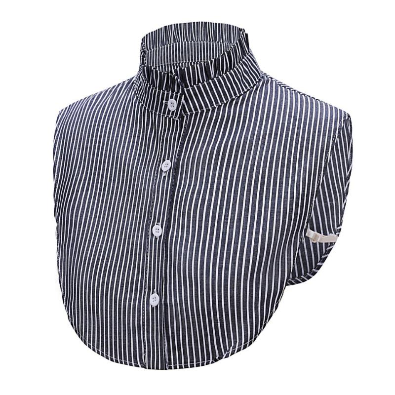 Hollow Lace Chiffon Doll Cotton Fake Collar Blouse Sweater Detachable Shirt Collar False Collar Lapel Women Top Collars Decor