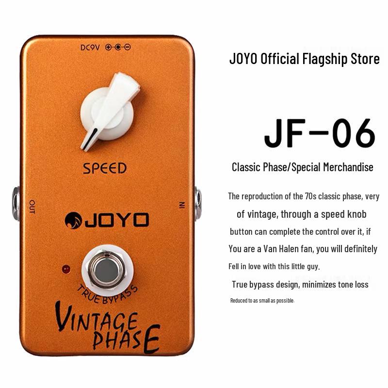 Pedal de Efeitos Overdrive & Distorção Analógico/Digital Série JF da JOYO