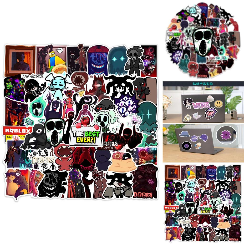 50ks Vysoce kvalitní Roblox figurka Dveře Vodotěsná sada samolepek Pro scrapbookování a dekorace