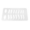 Brow Lips Template Reusable Bendable Eyebrow Lip Eyebrow Grooming Stencils for Tattoo Artists