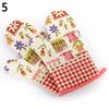 1Pc Dots Grids Print Oven Mitt Heat Resistant Protector Kitchen Holder Glove