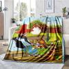 Pettson und Findus Motiv-Decke - Perfekt für Sofa, Bett, Reisen & Outdoor | Maschinenwaschbar, Gemütlich & Langlebig.