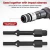 32029 Pneumatic Bolt Breaker Set, with Air Hammer Spring, Pneumatic Bit Set, 37315 3/8“ & 37316 1/2” Bolt Breaker Shake 'n Break, Black Oxide
